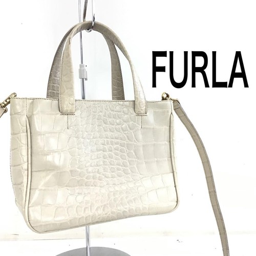 Furla hand shoulder bag beige - bag,