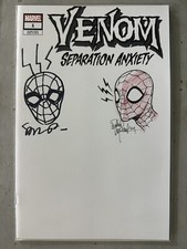 VENOM 1 WHITE VARIANT U.S.A.con REMARQUE di SARA PICHELLI ed ELENA CASAGRANDE!