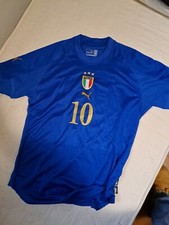 Maglia Nazionale Italia Euro 2004 Puma Totti Vieri Baggio Cannavaro Vintage 