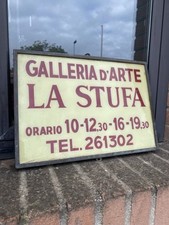 ?INSEGNA Quadro Targa Tabella Vintage Anni 50 60 Pubblicitaria Modernariato