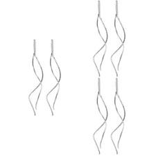  3 Pack Orecchini Filo Spirale