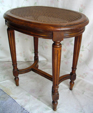 Panca Francia 2° Impero panca camera da letto spogliatoio legno intreccio viennese