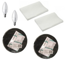 FABER kit cappa faber estraibile 152 - 2 lampade LED, 2 panno, 2 filtro carbone