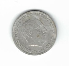Moneta coin 10 CENTIMOS CENTESIMI Spagna España Francisco Franco 1959 pesetas