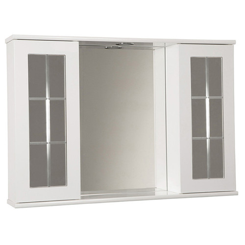 Specchiera bagno bianco lucido - specchiera,