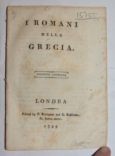 Romani nella grecia - i,
