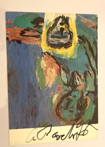 Georg baselitz cartolina - georg,