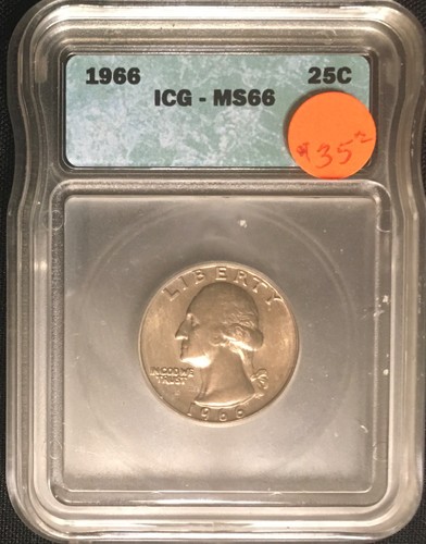 1966 sms 25c washington - 1966,