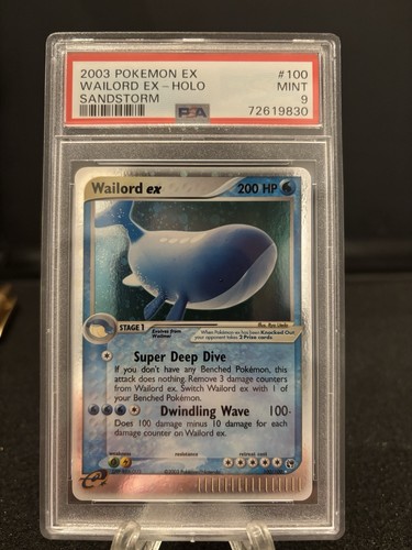 Pokemon wailord 2003 - ex,
