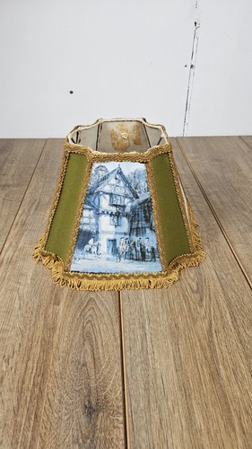 Vintage coated paper lamp - coated,