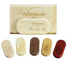 Chiavetta USB in legno logo