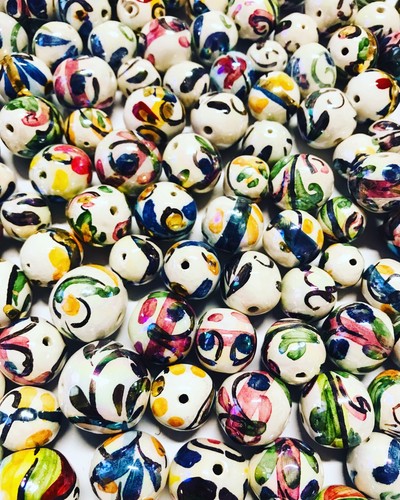 Perle ceramica per gioielli - per,