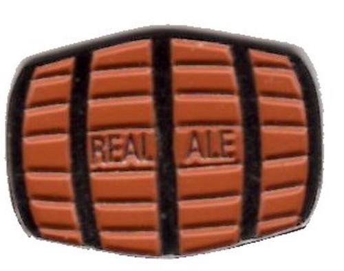 Beer barrel pin badge - barrel, badge.