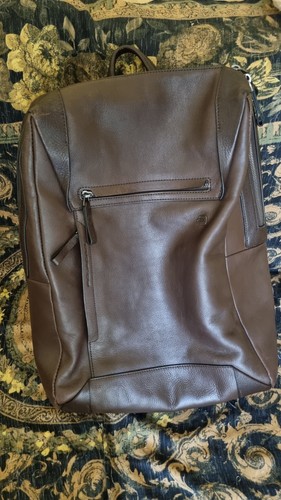 Piquadro leather backpack - leather,