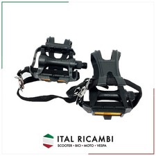 PEDALI BICI BICICLETTA CON FIBIA ATTACCO FERMA PIEDE
