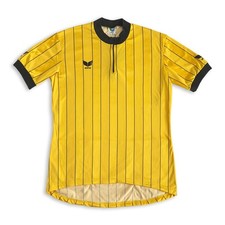 Maglia ciclismo vintage anni 70 80 ERIMA kit retrò tricot Germania Ovest righe gialle