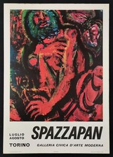 SPAZZAPAN TORINO GALLERIA CIVICA D'ARTE MODERNA poster manifesto Lotto 1963 D10
