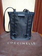 borsetta COCCINELLE originale - shopping bag in rete - colore nero - USATA POCO!