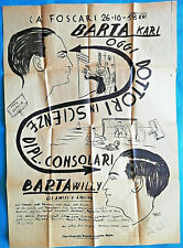 GG900-VENEZIA-CA' FOSCARI 1938-.MANIFESTO GOGLIARDICO