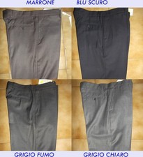 Pantalone Classico Uomo C.Calabritto Taglie Comode Forti 48 50 52 54 56 58 60 