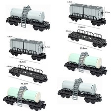 Contenitore treno merci ferrovia urbana 92088 per mattoncini Lego fai da te