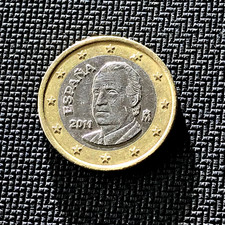 Moneta 1 EURO 2011 Juan Carlos