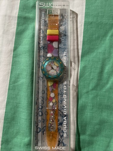 Swatch scuba 1992 sdk105 sea - scuba,