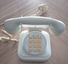 TELEFONO FISSO SITEL VINTAGE CELESTE