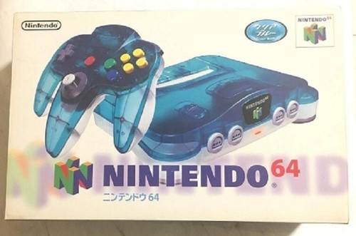 Console nintendo64 blu chiaro - nintendo64,