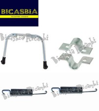 8960 CAVALLETTO DM 20 CENTRALE ZINCATO + STAFFE + 2 MOLLE VESPA 50 R L N SPECIAL