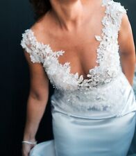 Raffinato Abito da Sposa Errico Maria in seta - T 42
