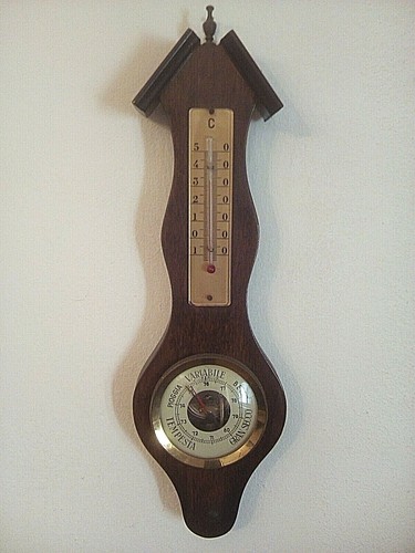 Barometro vintage legno - in,
