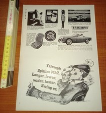 Triumph Spitfire Mk2 (Pubblicità – Advertising) 1966
