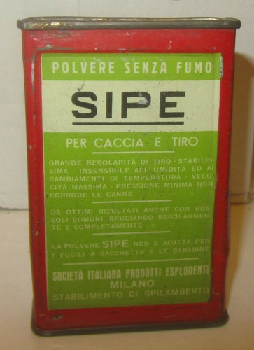 Scatola latta vuota sipe - di,