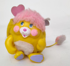 1985 YELLOW Mini Pocket POPPLES "Potato Chip vintage Mattel-71Q