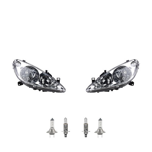Set fari alogeni sinistra - set,