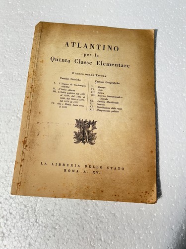 Atlantino per quinta classe - per,
