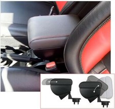 SUZUKI JIMNY 1998-06/20​18 (Terza serie)  Bracciolo regolabile ecopelle nero per