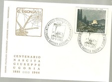 CARTOLINA  NUMERATA 1981 GRUPPO  BRISIGHELLA  (RA)  CENTENARIO GIUSEPPE UGONIA 