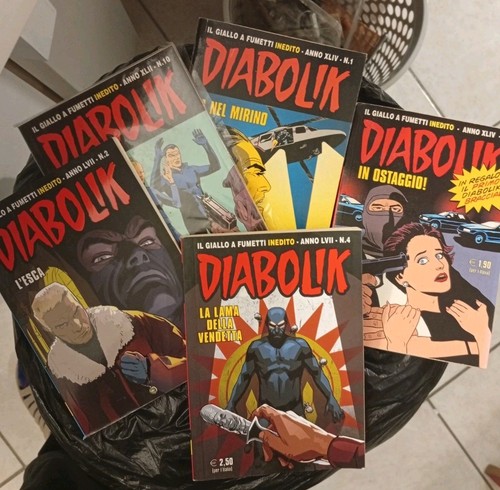 Lotto diabolik inedito 5 - diabolik,