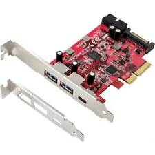 Renkforce 1+4 Porte Scheda controller USB 3.1 USB 3.2 (Gen 2) PCIe x4