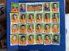 PANINI CALCIATORI 2000/01 SQUADRA LECCE NUOVA  COMPLETA