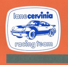 Adesivo Vintage Sticker Autocollant Aufkleber Auto Tuning LANECERVINIA PORSCHE