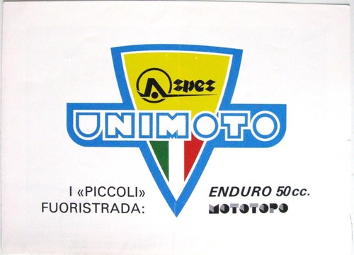 Brochure vendita moto unimoto - brochure,