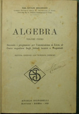 Algebra. Vol. I; Lezioni di matematica finanziaria e attuariale; Tavole …
