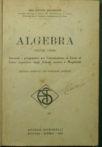 Algebra vol lezioni di - algebra., vol.