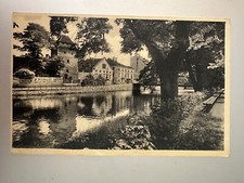 postcard BUDWEIS CZECH nazismo timbro NAZISTA WW2 luftflotte aviazione wehrmacht