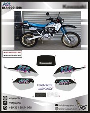 KLR 600 1991 ARGENTO ADESIVI