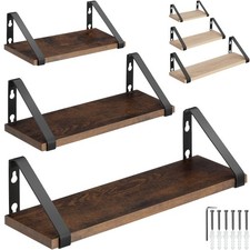 Set di 3 Mensole Industriale Scaffal per Cucina Mobile Salotto Arredamento Nuovo