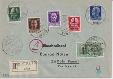 1944 RSI  BUSTA DA ROVERETO TN PER FERMO POSTA COLONIA GERMANIA. VEDI FOTO